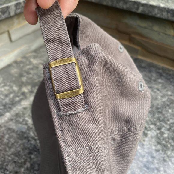 Relaxed Fit Grey Baseball Hat In Grey /Adjustable - Picture 4 of 7